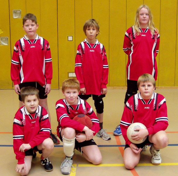 Mannschaftsfoto D-Jugend, 2. Mannschaft Hallensaison 2007/2008