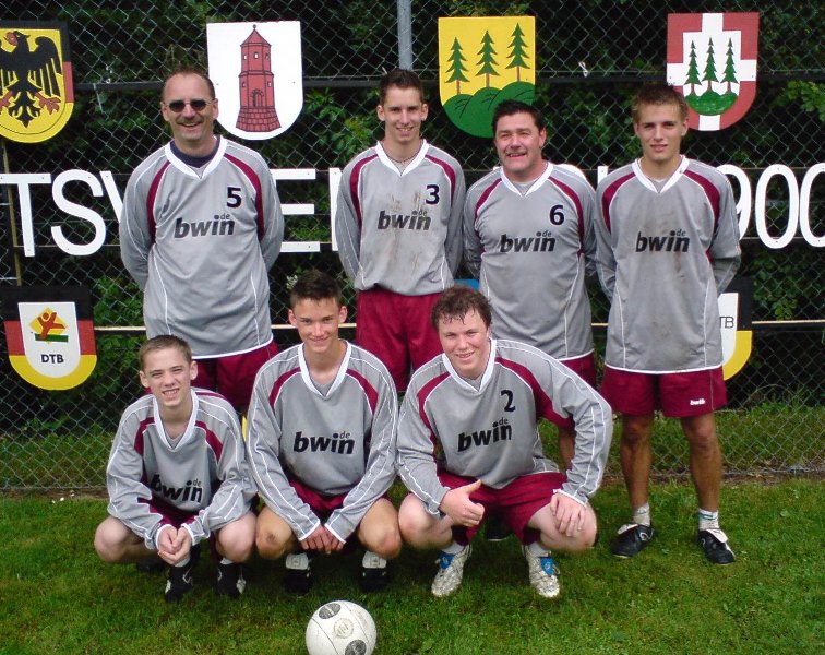 Die Siegermannschaft des Pfingstturniers in Dennach, M�nner B