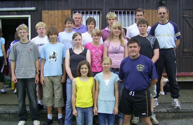 Die Kirchener Teilnehmer an den Jugend-Leistungslehrg�ngen des TVM 2007