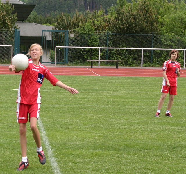 Paulina Pfeifer im Einsatz