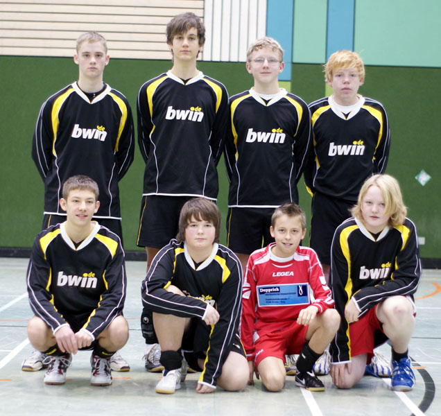 Mannschaftsfoto B-Jugend männlich, Hallensaison 2008-2009