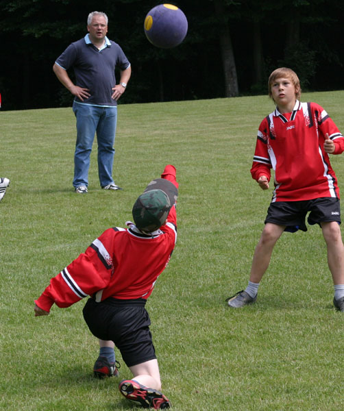Lukas Halbe am Ball