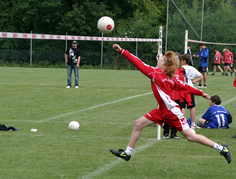 Chris Kötting macht sich lang