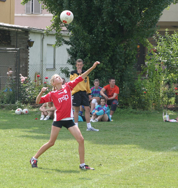 Paulina Pfeifer bei der Angabe