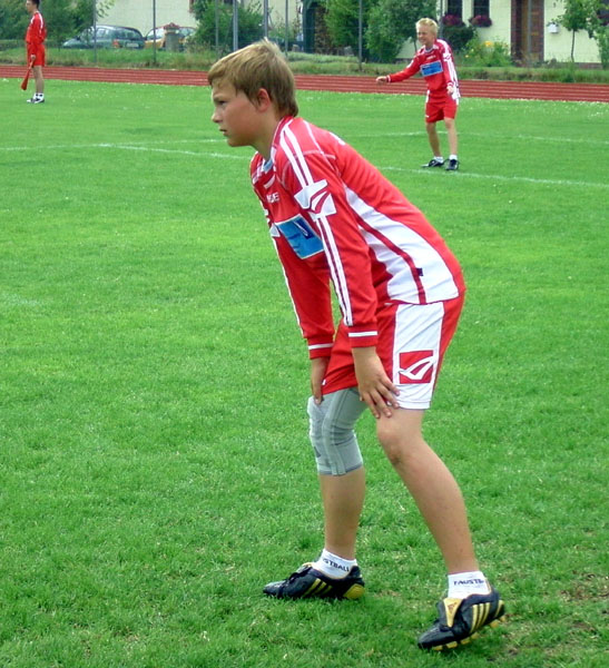 Robin Schuh voll konzentriert