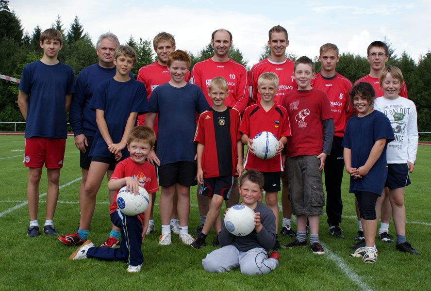 Vor dem letzten Spieltag fand ein Schnuppertraining statt.