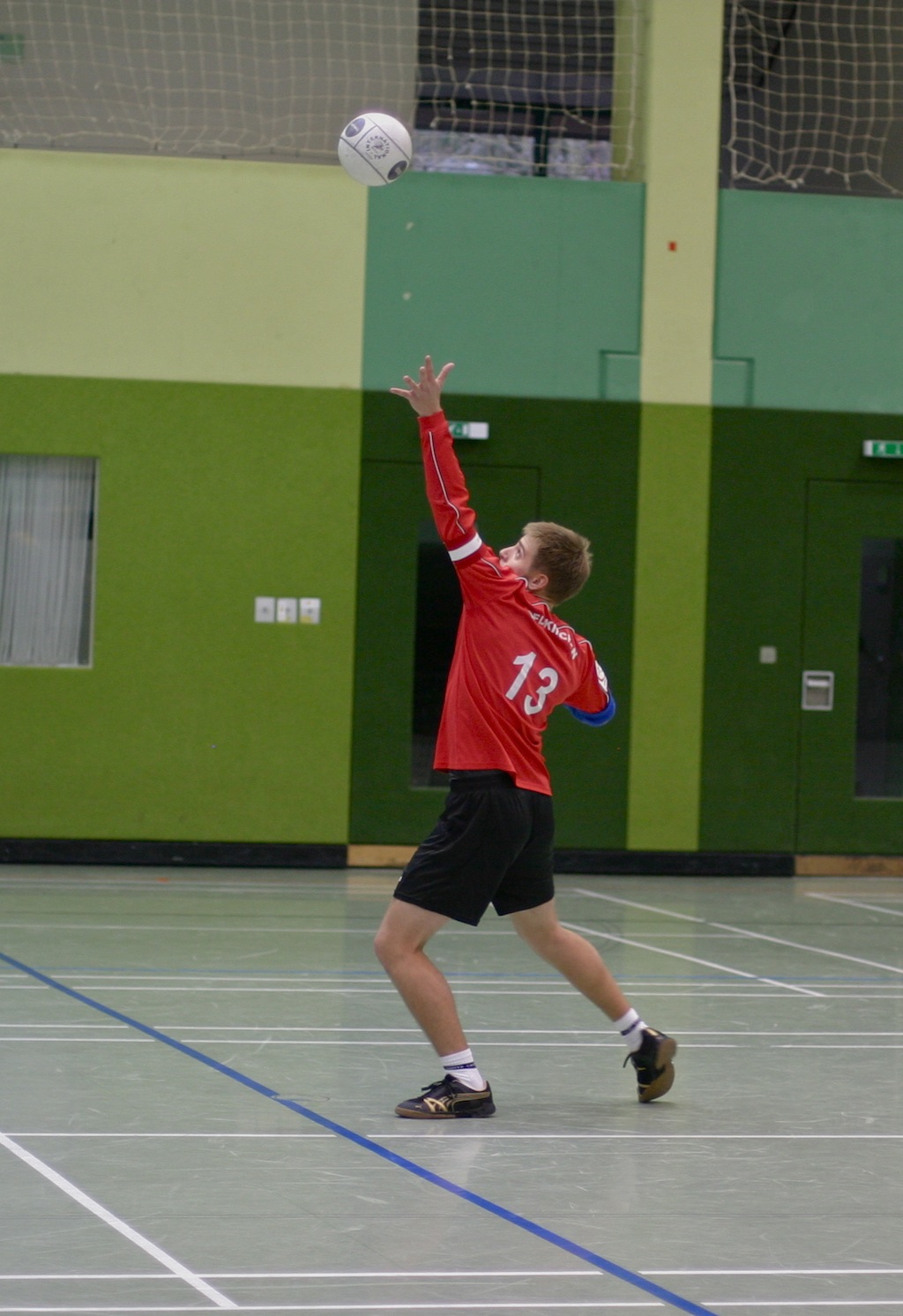 Patrick Schiep bei der Angabe