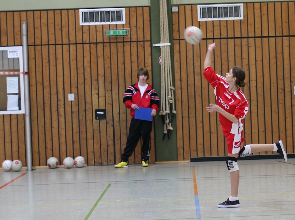 Selina Pees im Angriff