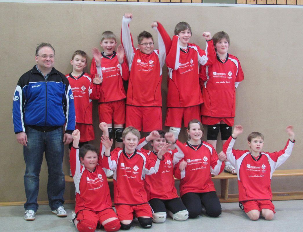 Mannschaftsfoto U12 Hallensaison 2010-2011