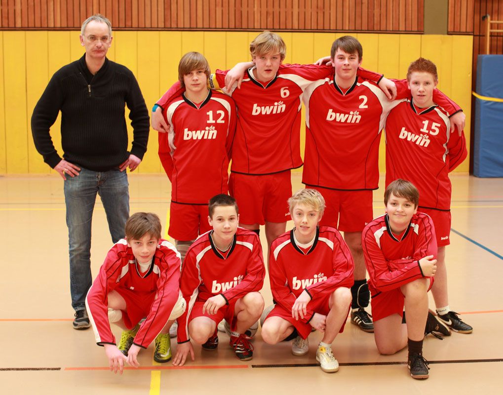 Mannschaftsfoto m�nnliche U16 Hallensaison 2010-2011