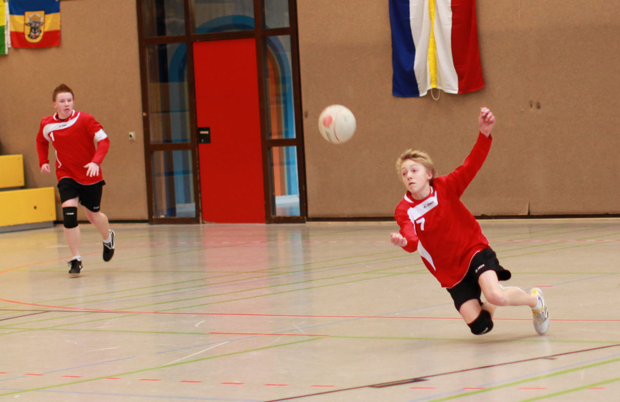 Vollen Einsatz zeigte auch Kirchens Abwehr