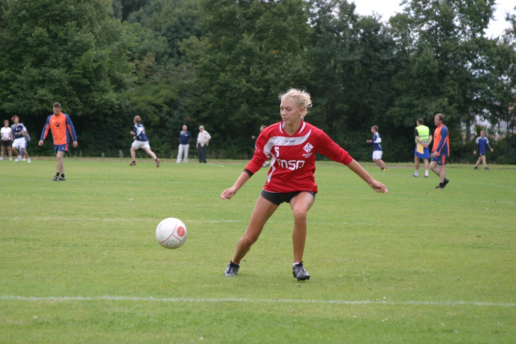 Paulina Pfeifer überzeugte mit gutem Zuspiel