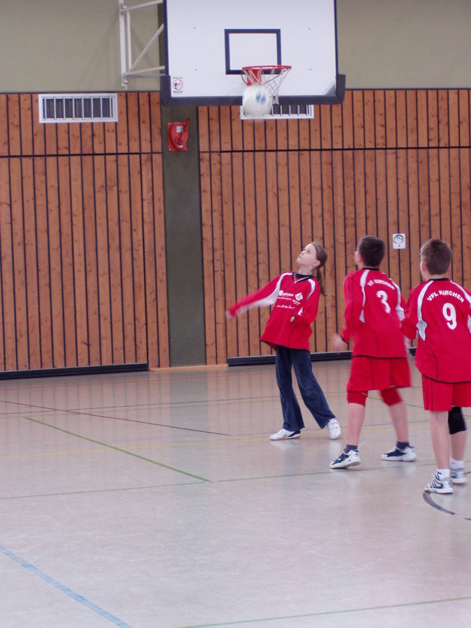 Hannah Kudlik bei der Ballannahme