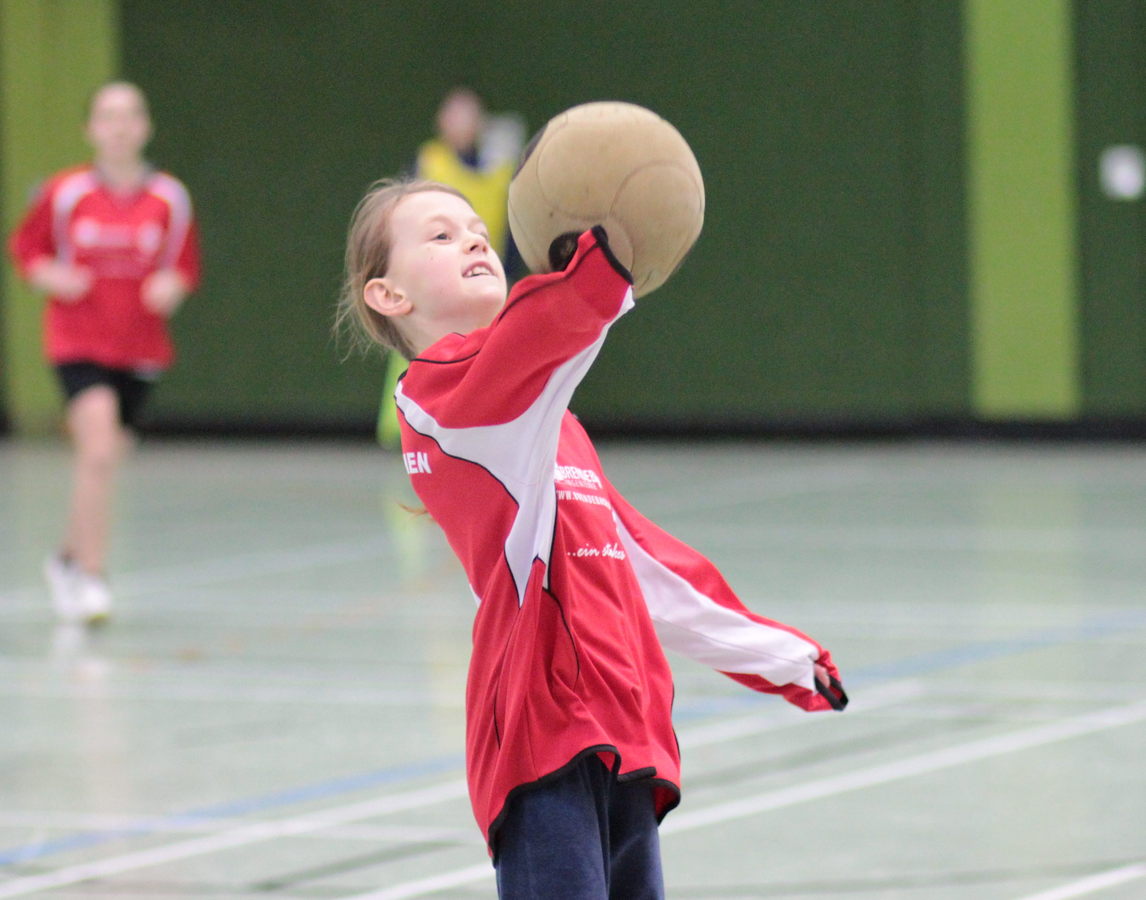 Mit viel Kraft am Ball 