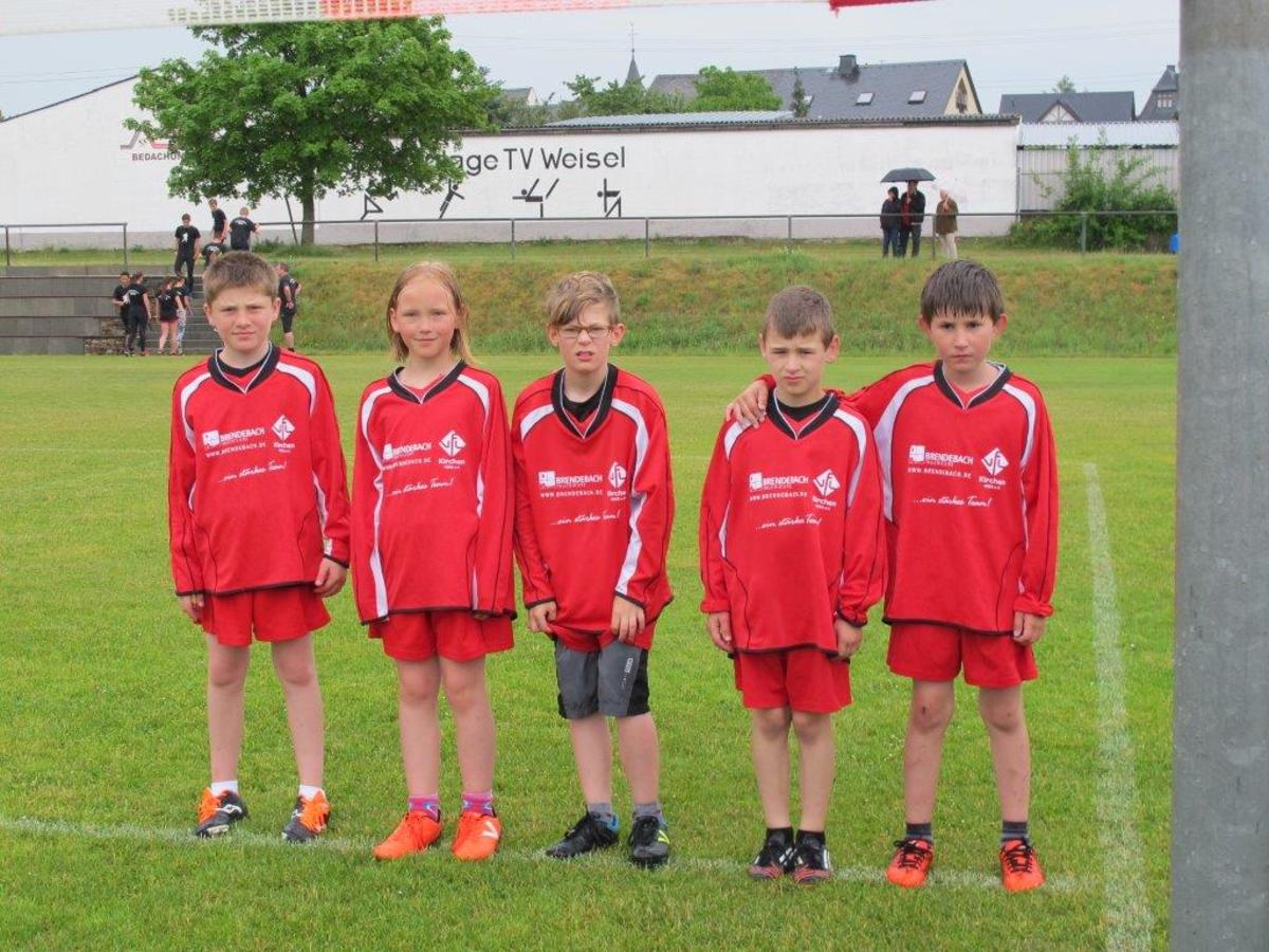 Die zweite U12 Mannschaft bei der Begrüßung
