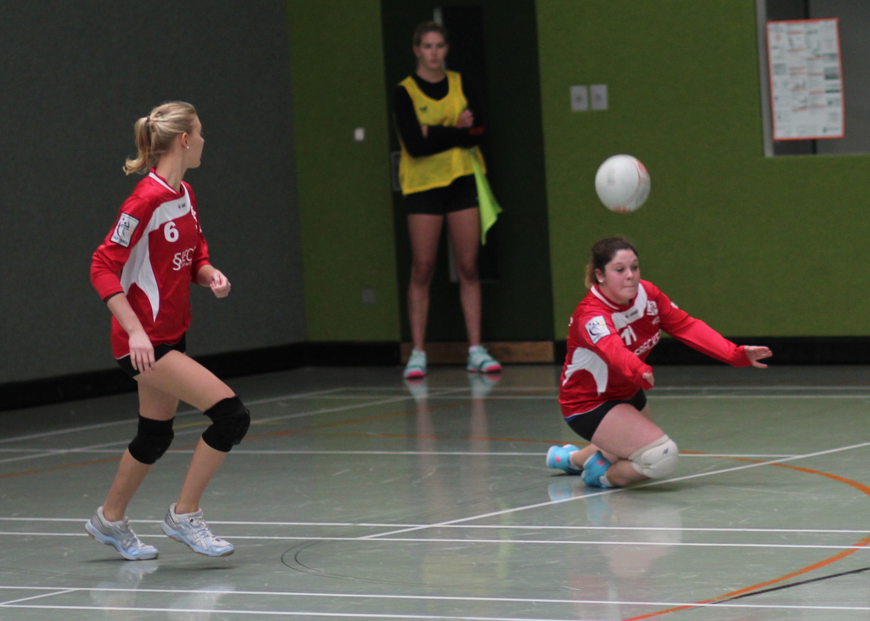 Anna Rommersbach zeigte vollen Einsatz in der Abwehr