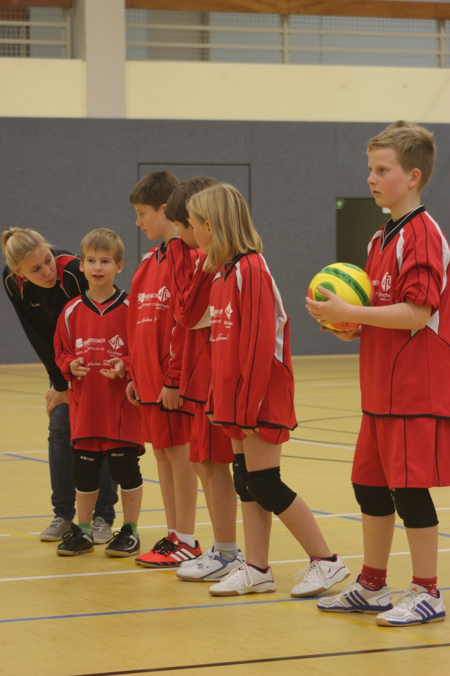 Aufstellung zur Begr��ung