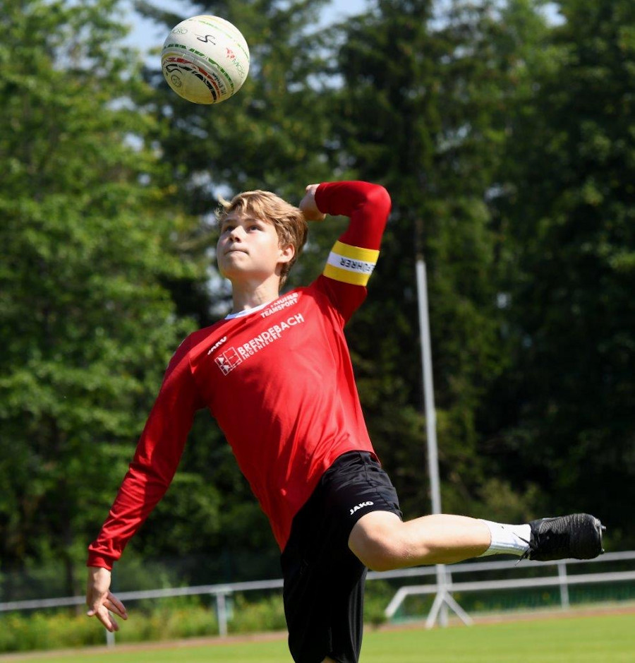 Kirchens Spielführer im Einsatz