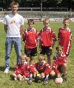 hinten: Trainer Tobias Stinner, Sebastian Klose, Tim Fischer, Philipp Fabender,<br>vorne: Daniel Heidemann, Daniel Klose, Tim Heidemann