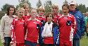 Betreuerin Madeline Nievel, Paulina Pfeifer, Kristin Cremer, Nele Stang, Laura Ruppelt, Theresa Halbe, Josefine Pfeifer, Melissa Seibert, Trainer Gerhard Glckner