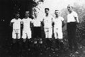 Josef Schlosser, Rudi Schmidt, Willi Decku, Josef Pfeifer, Josef Stahl, bungsleiter Willi Harr