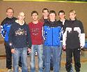 Trainer Werner Fischer, Markus Streit, Stephan Streit, Tobias Fischer, Thilo Stang, Sren Ebel, Philip Leidig
