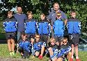 Florian Brauer, Betreuer Frank Schuh, Anton Schroeter, Lilly Schuh, Trainer Markus Brendebach, Florian Schneider, Jan Brendebach <br> vorne: Anna Rommersbach, Tim Schfer, Niko Thiel, Luca Nolden