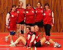 Michaela Hammer, Kristin Cremer, Anja Weil, Melissa Seibert, Monika Brendebach <br> vorne: Theresa Halbe, Jacqueline B�ll