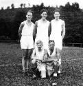 hinten: Heinz Schmidt, Otto Stockschlder II, Josef (Jo) Klatt,<br>vorne: Horst-Heinz (Heini) Schneider, Hermann-Josef Bhner 