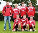 Trainer S�ren Ebel, Robert Pfeifer, Jan Brendebach, Robin Schuh <br> vorne: Florian Schneider, Lukas Halbe, Niko Thiel 