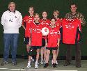 Trainer Gerhard Gl�ckner, Josefine Pfeifer, Paulina Pfeifer, Nele Stang, Theresa Halbe, Laura Ruppelt, Jens B�gler