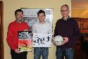 Dr. Josef Rosenbauer, Trainer S�ren Ebel, Abteilungsleiter Markus Brendebach