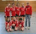 Pia Thiel, Alina Fliescher, Selina Pees, Paulina Pfeifer, Trainerin Josefine Pfeifer <br>vorne: L. K., Lilly Schuh, Anna Rommersbach 