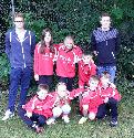 Trainer Robin Schuh, Nina Khn, Hannah Kudlik, Jonathan Nix, Trainer Jan Brendebach <br>vorne: Simon Rommersbach, Aline Hundhausen, Konstantin Nix, Nils Rathmer 