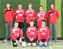Jan Brendebach, Anton Schroeter, Florian Schneider, Lukas Halbe, Trainer S�ren Ebel <br>vorne: Lars Kudlik, Tim Sch�fer, Tim Hammer