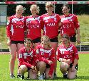 Pia Thiel, Paulina Pfeifer, Josefine Pfeifer, Melissa Seibert <br>vorne: Theresa Halbe, Lilly Schuh, Anna Rommersbach