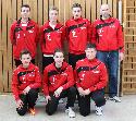 Florian Brauer, Robert Pfeifer, Jan Brendebach, Trainer Dirk Rtter <br>vorne: Tim Schfer, Lukas Halbe, Tim Hammer