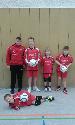 v.l. Tim Hammer, Justus Naber, Tobias Rathmer, Phil Elzer, liegend Noah Hse