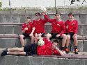 hinten: Dustin Glsemann, Nico Elzer, Nils Rathmer, Simon Rommersbach<br>vorne: Jonathan Nix