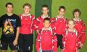 hinten: Trainer Stephan Streit, Marcel Sther, Markus Streit, Tobias Fischer, Thilo Stang,<br>vorne: Sebastian Klose, Tim Fischer